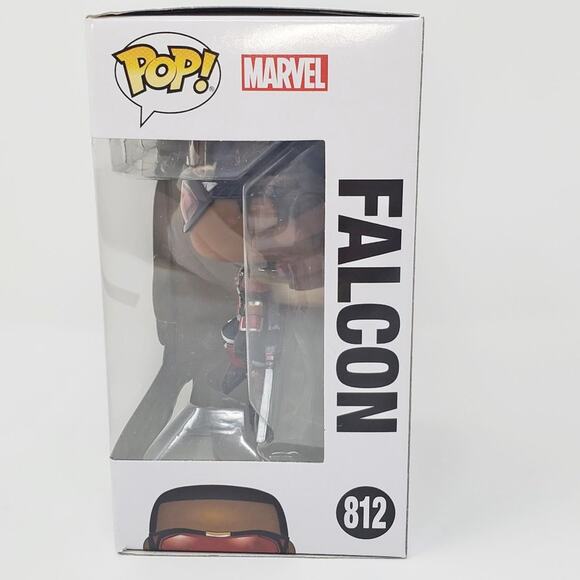 Marvel Falcon Funko Pop Vinyl - The Falcon and the Winter Soldier #812 NIB - Picture 6 of 15
